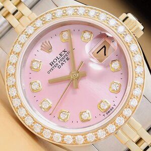 Rolex 14k Yellow Gold Ladies Watch Two Tone